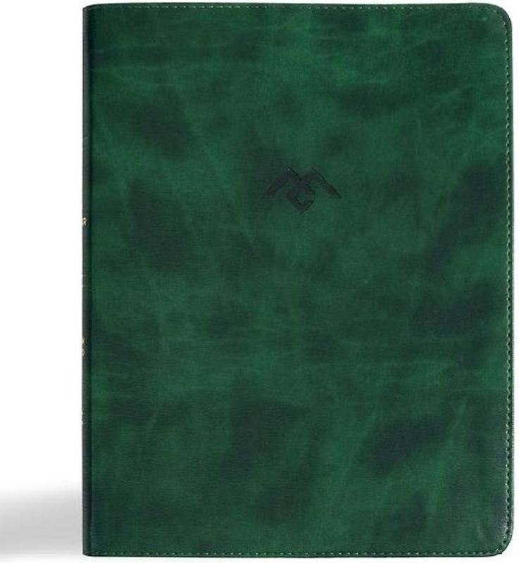 CSB Men of Character Bible, Revised and Updated, Forest Leathertouch, Indexed