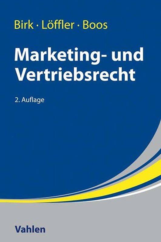 Marketing- und Vertriebsrecht