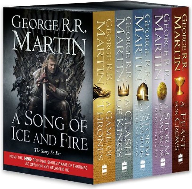 A Song of Ice and Fire: Books 1-5 - George R. R. Martin [5 Books; with Companion Guide]
