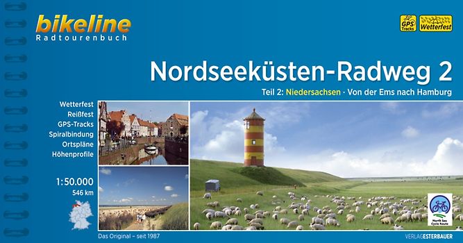 Nordseeküsten-Radweg. 1:75000 / Nordseeküsten-Radweg 2