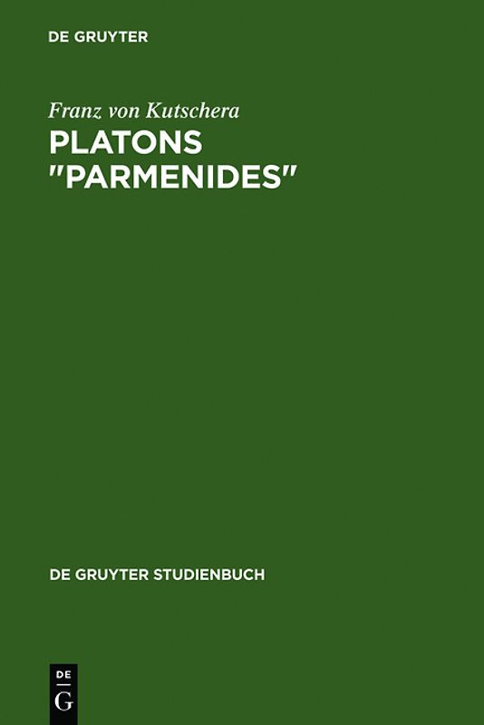 Platons "Parmenides"