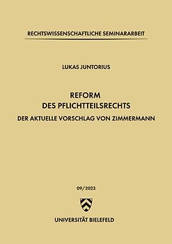 Reform des Pflichtteilsrechts