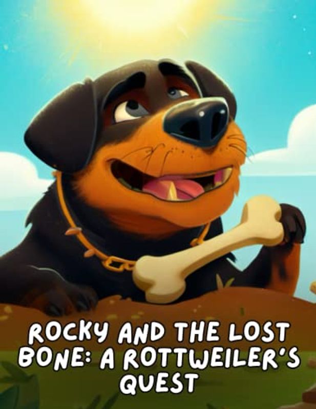 Rocky and the Lost Bone - A Rottweiler's Quest: Short Story for kids about Rottweiler, perseverance and teamwork I A Motivational Book For kids I Gift for kids 4-8