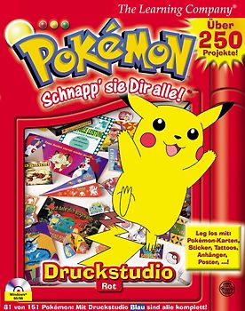 Pokemon: Schnapp' sie Dir alle! - Printstudio Rot PC Spiele