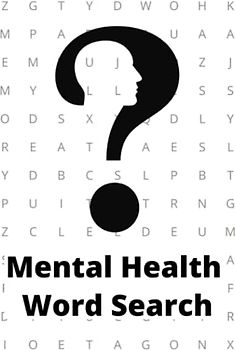 Mental Health Word Search Puzzle Book: Words Revolving Around Mental Health