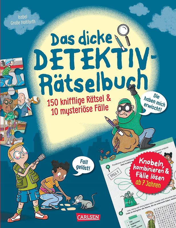 Das dicke Detektiv-Rätselbuch