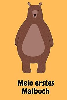 Mein erstes Malbuch: Malbuch mit 120 leeren Seiten mit Punkteraster - ideal für Kinder