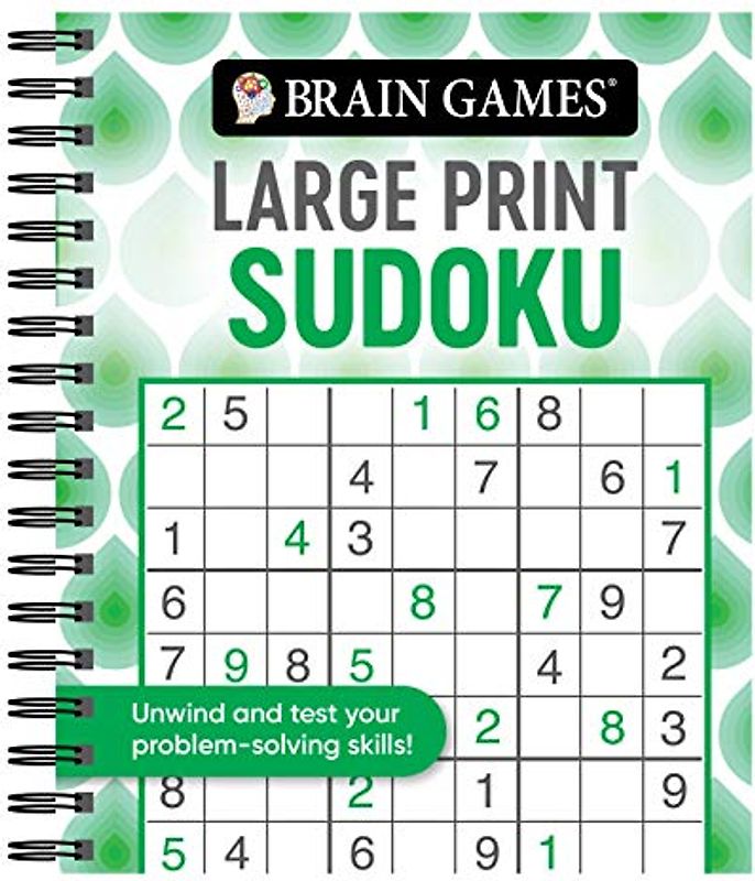 Brain Games - Large Print Sudoku (Swirls)