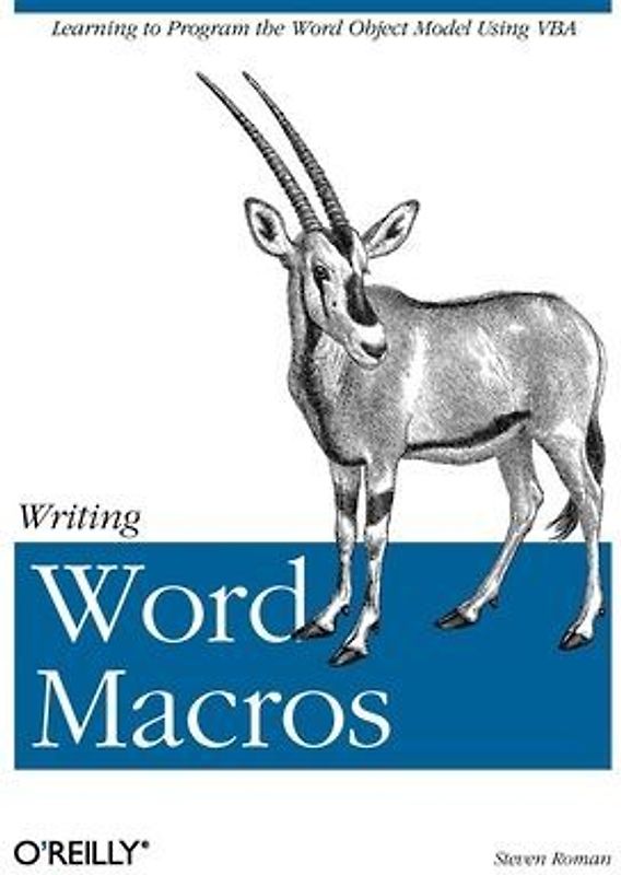 Writing Word Macros