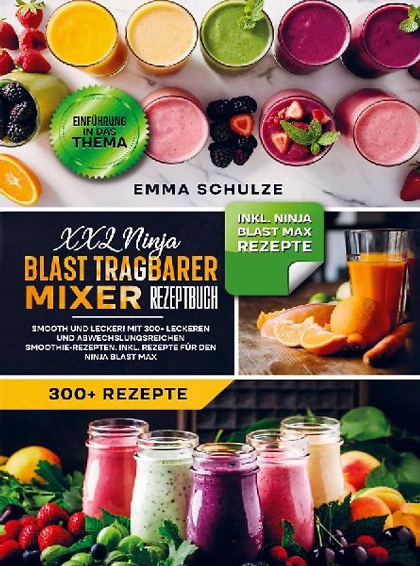 XXL Ninja Blast tragbarer Mixer Rezeptbuch