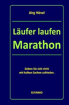 Läufer laufen Marathon