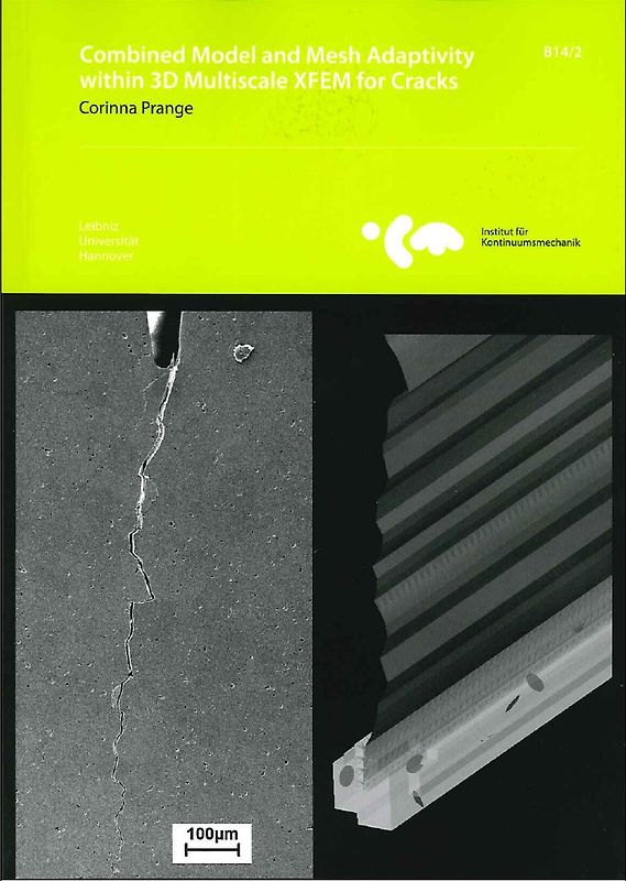Combined Model and Mesh Adaptivity Within 3D Multiscale XFEM for Cracks