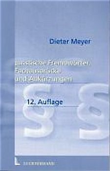 Juristische Fremdwörter, Fachausdrücke und Abkürzungen