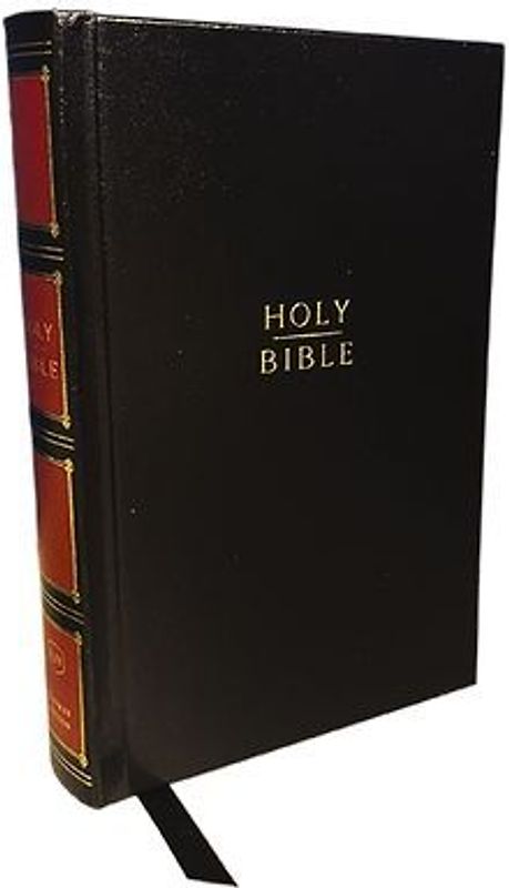 KJV Holy Bible: Compact Bible with 43,000 Center-Column Cross References, Black Hardcover, Red Letter, Comfort Print: King James Version
