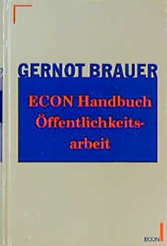 Econ Handbuch Öffentlichkeitsarbeit
