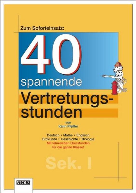 40 spannende Vertretungsstunden. Für die Sekundarstufe