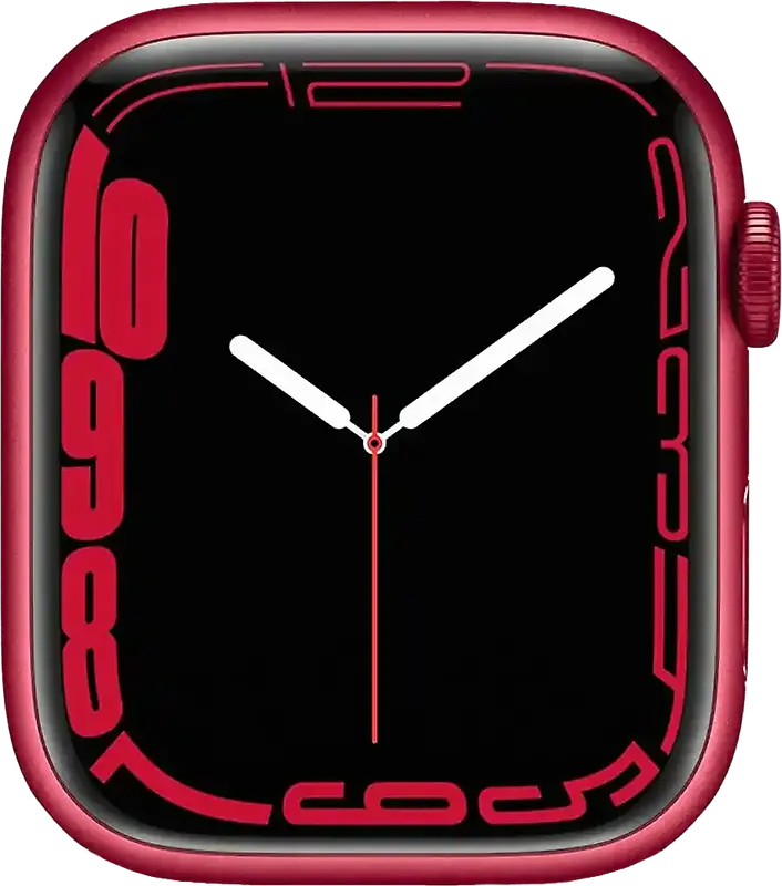 Apple Watch Series 7 41 mm Boîtier aluminium rouge [Wi-Fi, (PRODUCT) RED Special Edition]
