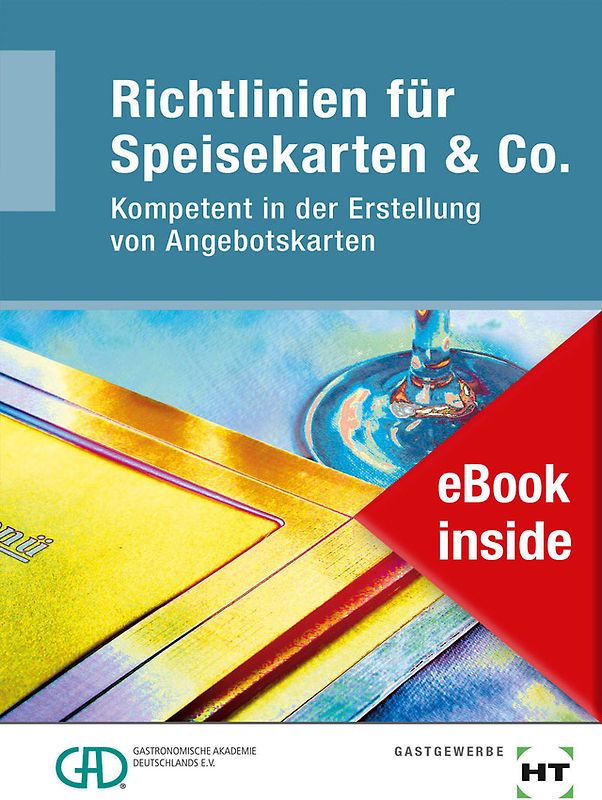 eBook inside: Buch und eBook Richtlinien für Speisekarten & Co.