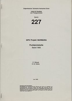 GPS Projekt MARMARA. Punktprotokolle