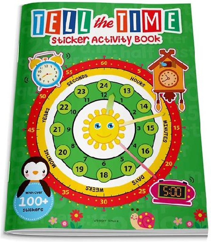 Tell the Time Sticker Activity Book: 100+ Stickers
