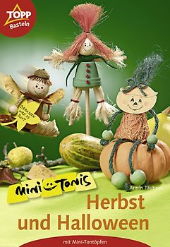 Mini-Tonis Herbst und Halloween. Mini-Tontöpfe