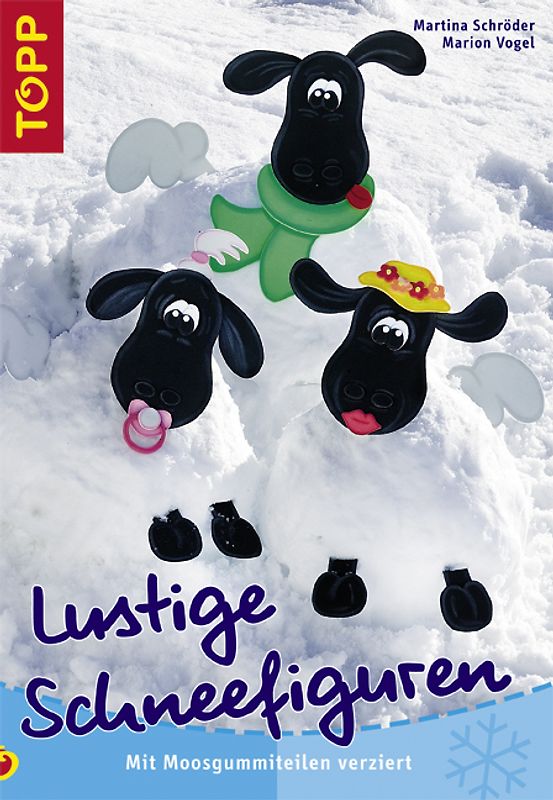 Lustige Schneefiguren
