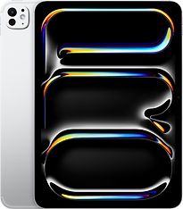 Apple iPad Pro 11 2TB [wifi + cellular, met nanotextuur glas, model 2024] zilver - refurbished