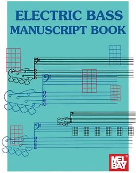 Electric Bass Manuscript Book