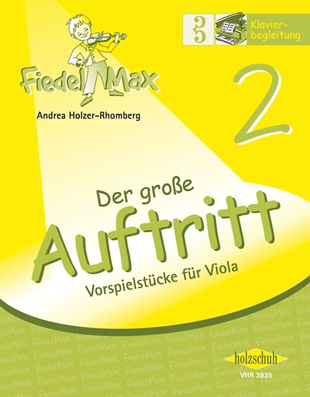 Der große Auftritt 2 Viola - Klavierbegleitung