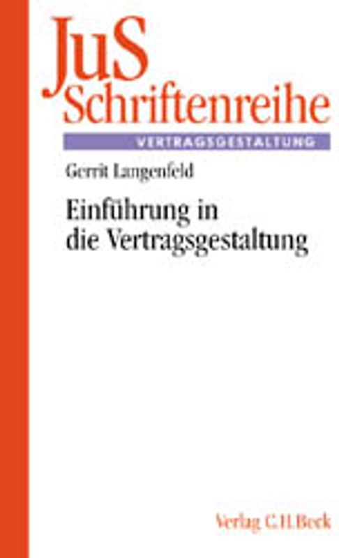 Einführung in die Vertragsgestaltung