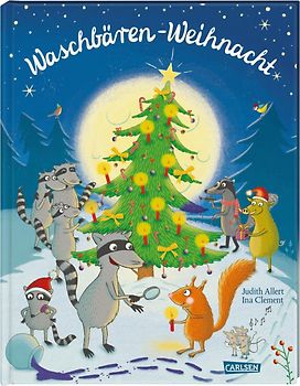 Waschbären-Weihnacht