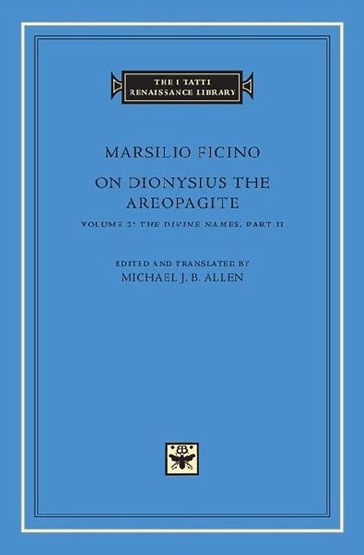 On Dionysius the Areopagite