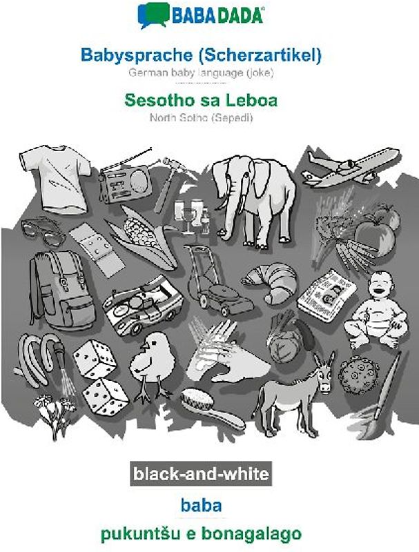 Babysprache (Scherzartikel) - Sesotho sa Leboa, baba, BW