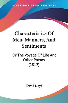 Characteristics Of Men, Manners, And Sentiments