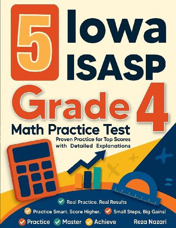 5 Iowa ISASP Grade 4 Math Practice Tests