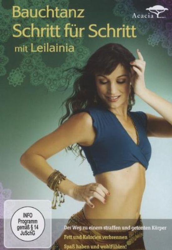 Bauchtanz Schritt für Schnitt mit Leilainia DVD