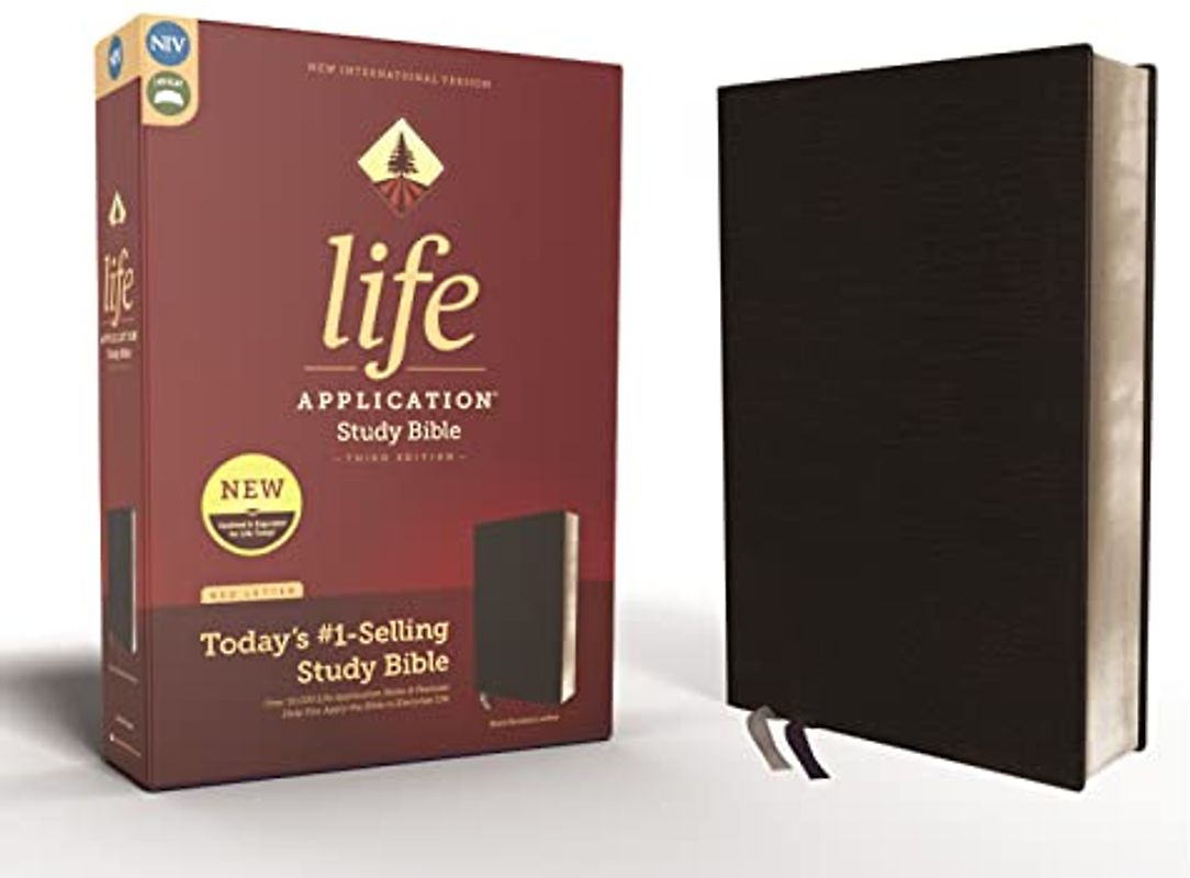 NIV, Life Application Study Bible, Third Edition, Bonded Leather, Black, Red Letter: New International Version, Black Bonded Leather, Red Letter
