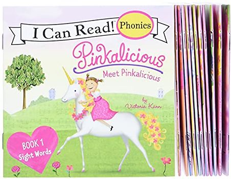 Pinkalicious 12-Book Phonics Fun!: Includes 12 Mini-Books Featuring Short and Long Vowel Sounds (My First I Can Read)