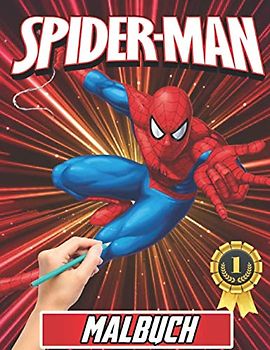 Spiderman Malbuch: +70 hochwertige Zeichnungen, Großes Geschenk für Spiderman-Fans - Süßes Malbuch für Kinder- Spiderman