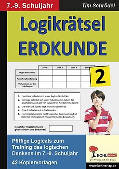Logikrätsel Erdkunde / Band 2: Klasse 7-9