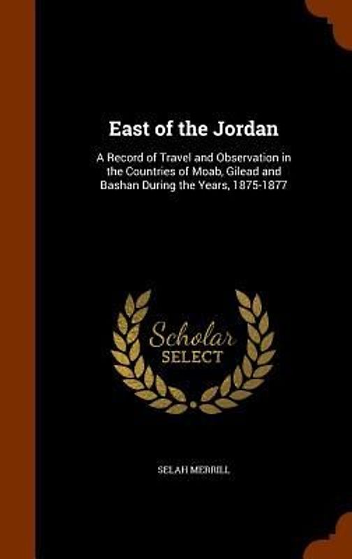 East of the Jordan
