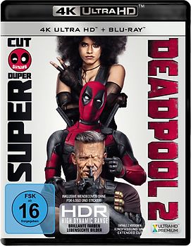 Deadpool 2 [inkl. Blu-ray, Extended Cut, 4 Discs] Blu-ray Disc