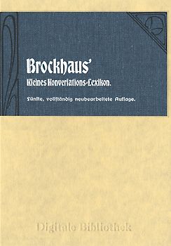 Digitale Bibliothek 50: Brockhaus' - Kleines Konversations-Lexikon MacOS