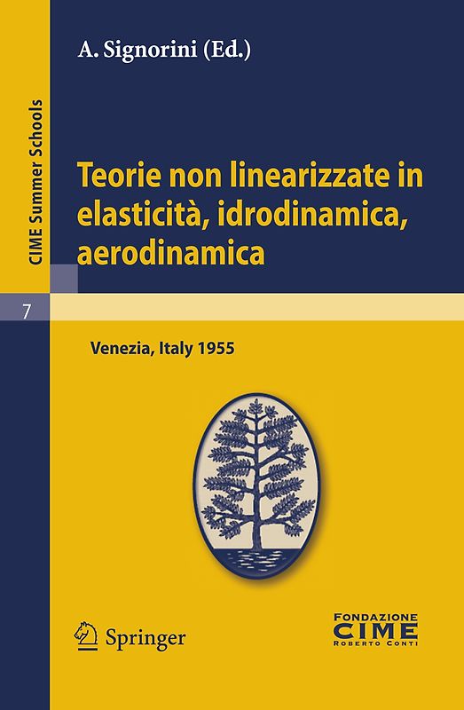 Teorie non linearizzate in elasticità, idrodinamica e aerodinamica