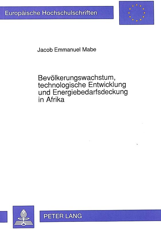 Bevölkerungswachstum, technologische Entwicklung und Energiebedarfsdeckung in Afrika