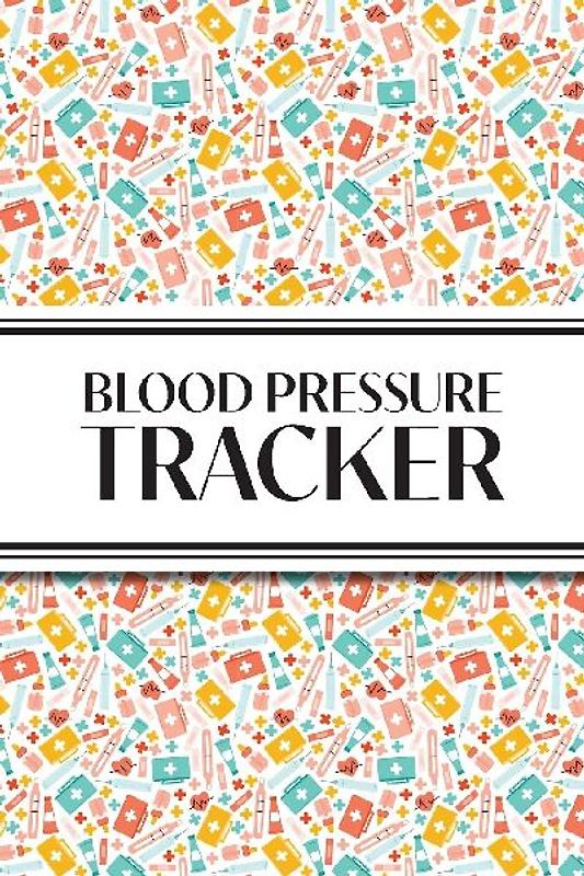 1-Year Blood Pressure Tracker (Multi-Color First Aid)