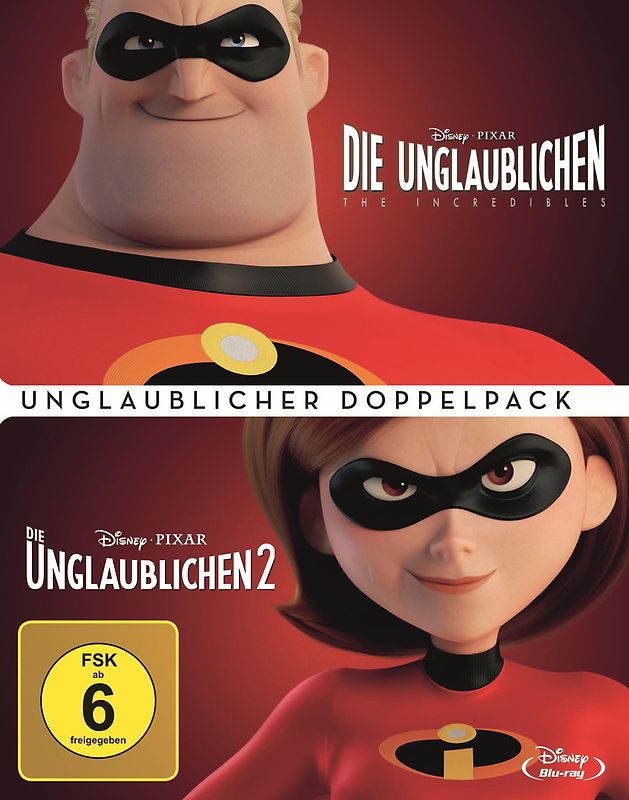 Die Unglaublichen 1+2 Doppelpack [2 Discs] Blu-ray Disc
