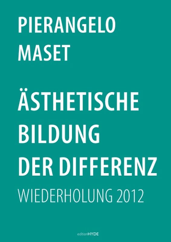 Ästhetische Bildung der Differenz