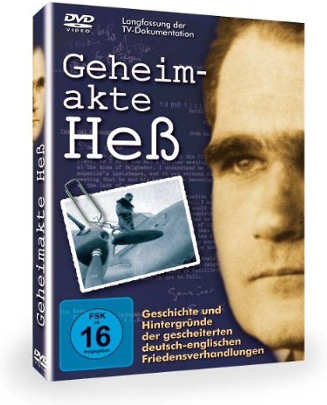 Geheimakte Heß ~ Geschichte und Hintergründe der gescheiterten deutsch.englischen Friedensverhandlungen ~ Langfassung der n-tv Dokumentation DVD