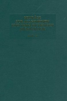 Beiträge zur Allgemeinen und Vergleichenden Archäologie. AVA-Beiträge. 1998